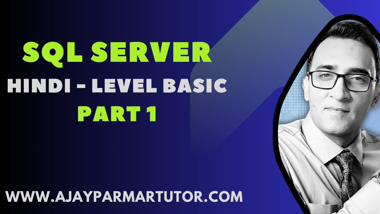 SQL Server Hindi Part1